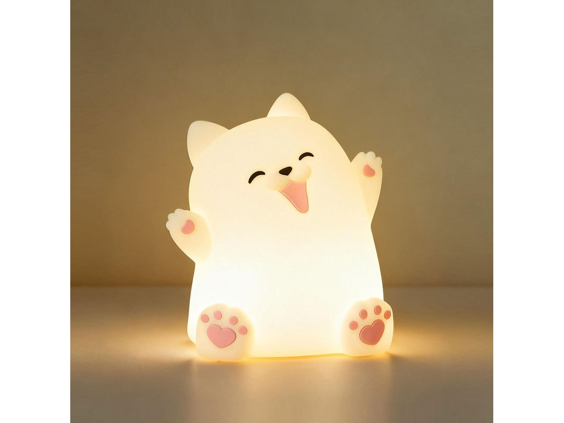 Candeeiro Led Decorativo Com Sensor, Modelo “cordeirinho”, 5 Núcleos, Decoração Para Quartos Infantis, Presente De Aniversário Configuraç...