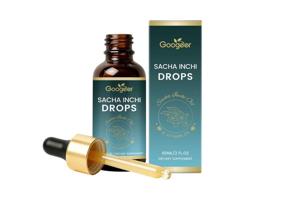 Gotas de Essência de Sacha Inchi Googeer para Tratamento Oral e Corporal LAXISCREED