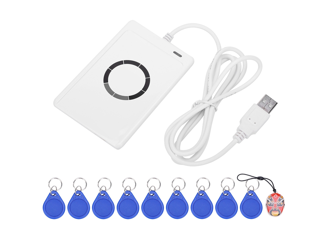 Laxiscreed Leitor Nfc Contactless 13.56mhz Portátil Com Usb Para Leitura E Escrita