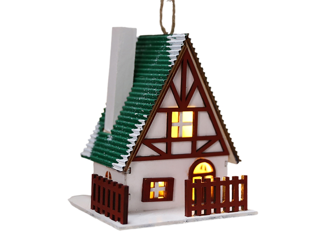 Laxiscreed Série Natal Com Luzes E Cenário De Neve Para Decoração De Casa
