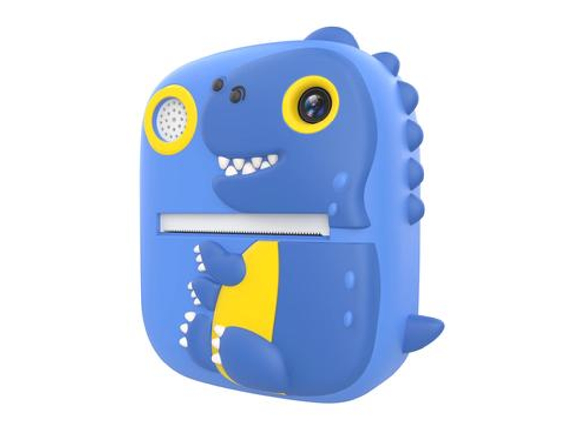 Câmera P3 T Rex Direct Print Para Crianças Azul Brilvibera