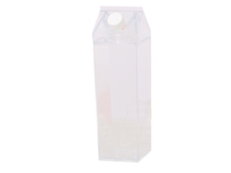 Ronjoe-garrafa De Água Caixa De Leite 500ml Pp Alimentar Transparente Vedada Retangular