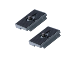 Prato de liberação rápida com parafuso de 1/4 compatível com Bogen 3157n Manfrotto 200pl 14 323 RC2 3030 Slowmoose (pacote com 2)