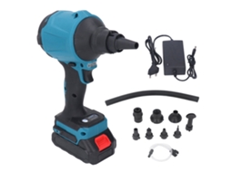 Máquina de Ar Recarregável Lithium Sem Fio com Inflador e Pistola de Remoção de Poeira 110 240v Plug S/MARCA