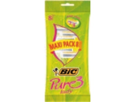Lâminas Descartáveis BIC Pure Lady (2 Unidades)