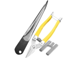 Kit Dealavanca em Metal, Ferramenta para Reparo de Vime com Tesoura para Conserto de Cestos e Trançados., Sem Rebarbas CHABERLU