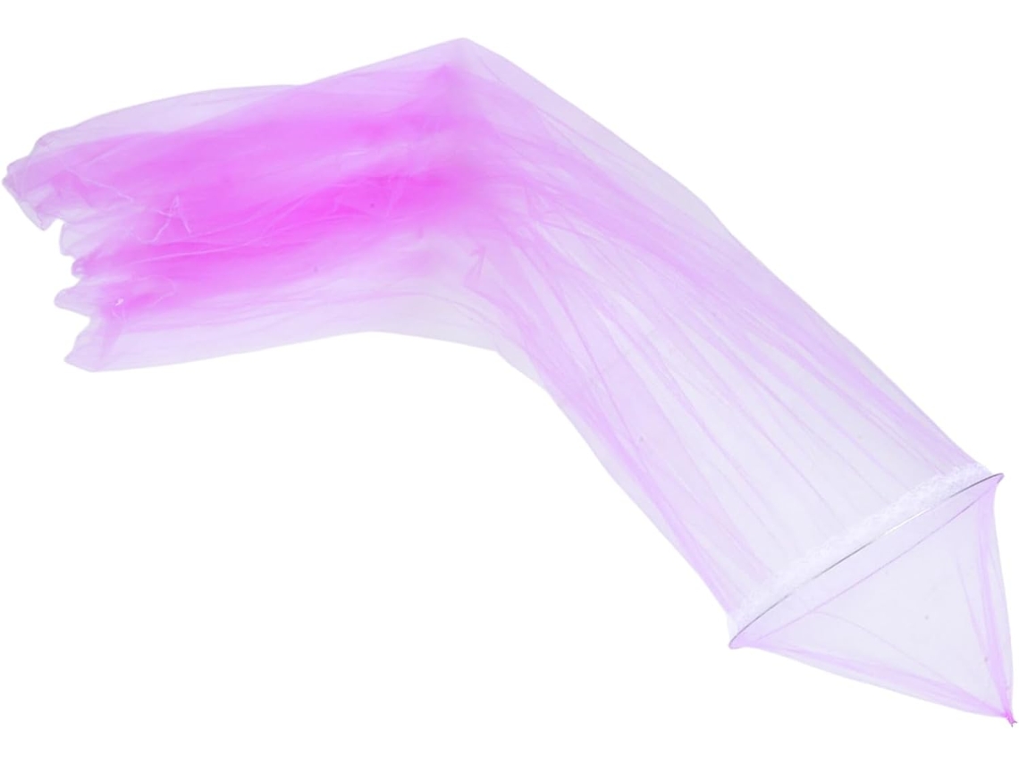 Dossel De Cama Redondo Roxo Em Poliéster