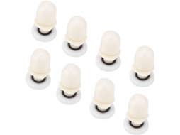 Conjunto De 8 Roletes Plástico Para Porta Correr, Com Suave E À Prova