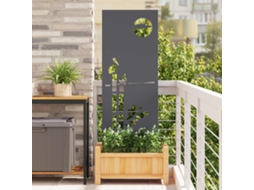 Vidaxl Tela De Privacidade Para Jardim Fretwork Antracite 50 X 140 Cm