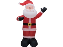 Pai Natal EUROPALMS Insuflável (Vermelho - 300 cm)