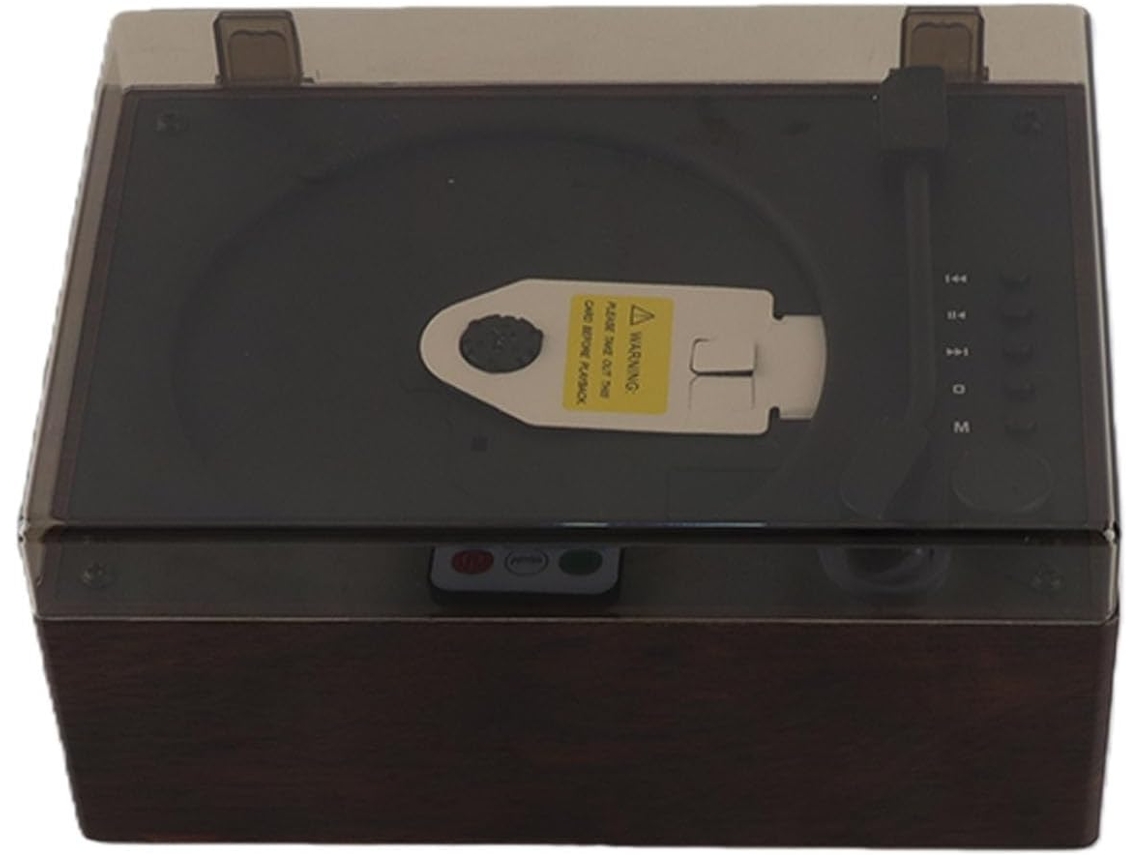 Domary Retrô - Leitor Cd Portátil Sem Fio 5.1 Com Controle Remoto E Fones De Ouvido, Ideal Para Casa E