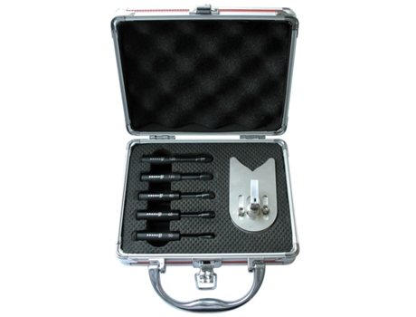 Dronco-4000600-Conjunto De 5 Brocas Em Caixa De Alumínio Ceradrill, Boca Ø: 5-6-8-10-12