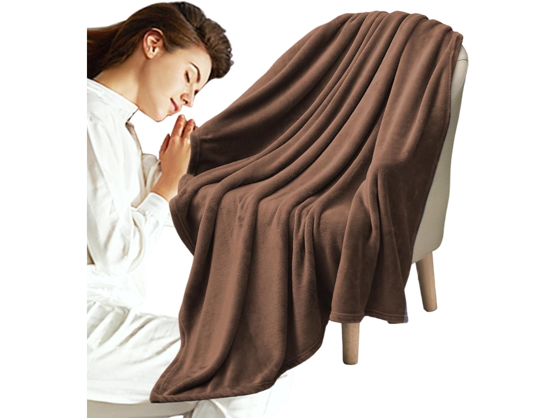 Manta de Lã Polar Grande e Genérica, Lavável Quente, Dupla Face, 150 X 109 Cm, CHABERLU