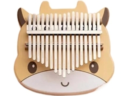 Kalimba Musical Profissional De 17 Teclas (vaca)