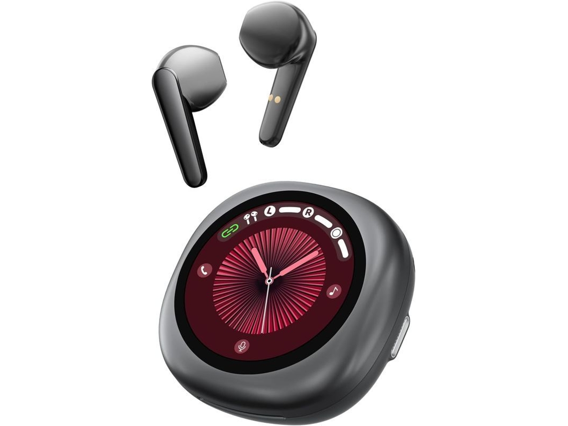 Fones de ouvido Bluetooth com estojo, touchscreen LCD, tradutor AI, compatível com iPhone e Android | S/MARCA