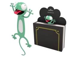 Marcadores de livros 3D fofos da 2026rebe, animais de desenho animado engraçados, lagartixa para leitura.