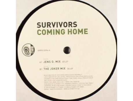 Coming Home, Survivors | Media Condition Very Good Plus | 1 X Vinyl 12, 45 Rpm Go For It (vg)