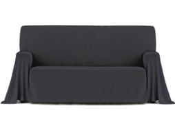 Plaid EYSA Cotonet (180 x 260 cm - Algodão - Gris Oscuro)