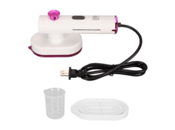 Ferro de vapor portátil dobrável, mão, uso seco e úmido, 110v | S/MARCA