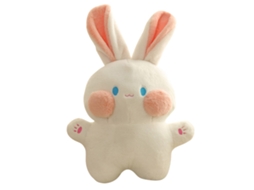 Brinquedo de Pelúcia de Coelho Fofo Macio Pillow de Algodão PP Presente para Crianças Meninas 15.7in Branco | S/MARCA