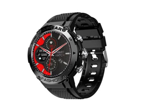 Smartwatch LOKMAT Attack 5 Mostrador Preto 34Mm Pulseira Tpu Smartwatch