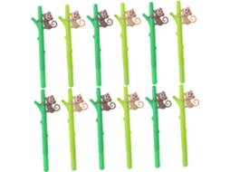 Conjunto De 12 Canetas Em Gel Multifuncionais Nuobesty, Feitas