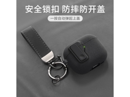 Capa Protetora De Luxo Para Fones De Ouvido Airpods Pro2, À Prova De Choque, Com Gancho Brilvibera