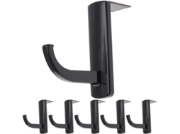 Suporte Para Fone De Ouvido Gamer Veemoon Em Plástico Preto, Conjunto De 6 Peças, Gancho Portátil Para Pendurar