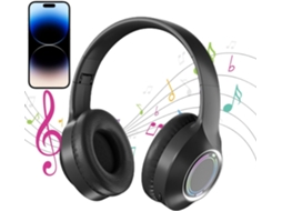Fones De Ouvido Leves E Dobráveis Sem Fio Com Cancelamento Ruído, Protetores Auriculares Macios Com Interface De Áudio 3