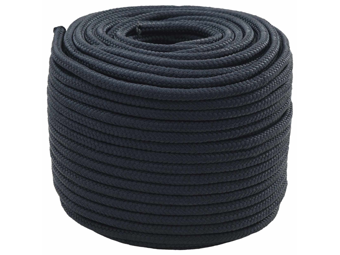 Vidaxl Corda De Barco 0.8 Mm 25 M Azul Royal Poliéster