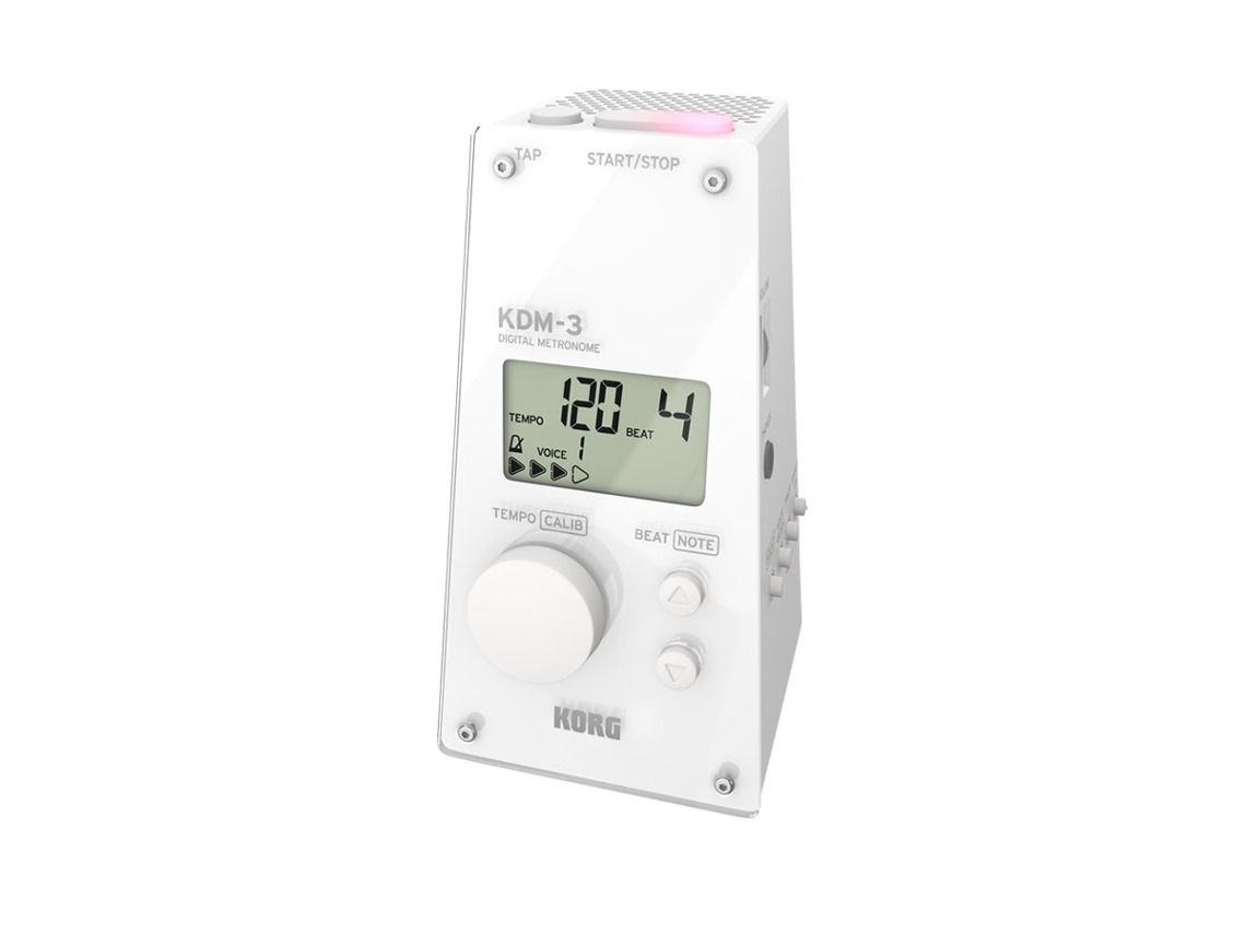 Korg Kdm 3 30 252 Bpm Metrónomo Mecânico Branco Ko1