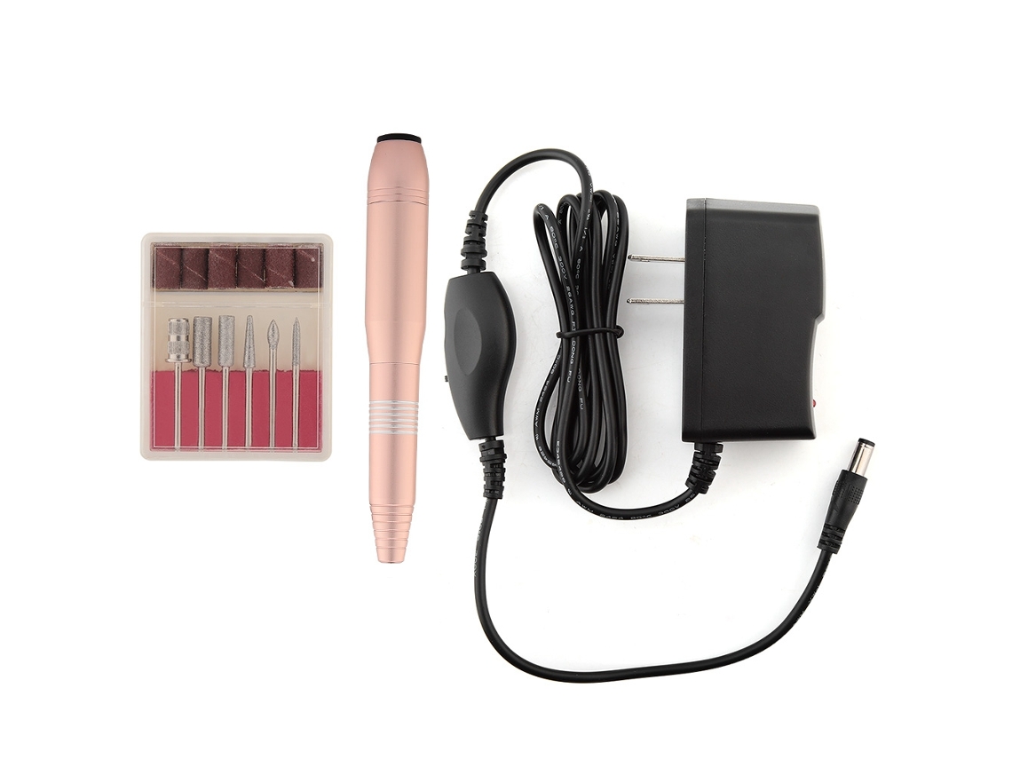 Máquina De Lixar Unha Eléctrica Com Pen Para Manicure E Pedicure, Ferramenta De Arte De Unhas Com 0-20000rpm, 100-240v