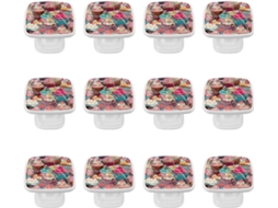 Puxadores Quadrados Para Gavetas De Cômoda, Puxadores Para Armários De Cozinha, 12 Peças, Desenho Abstrato De Cupcake