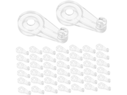 Conjunto Artibetter Com 200 Clipes Painéis De Acrílico, Design Moderno E Discreto, Compatíveis E Seguros Uso