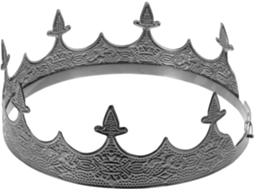 Tiara Clássica E Delicada Em Metal Com Formato De Coroa Para Homens, Confortável De Usar, Leve E Durável.