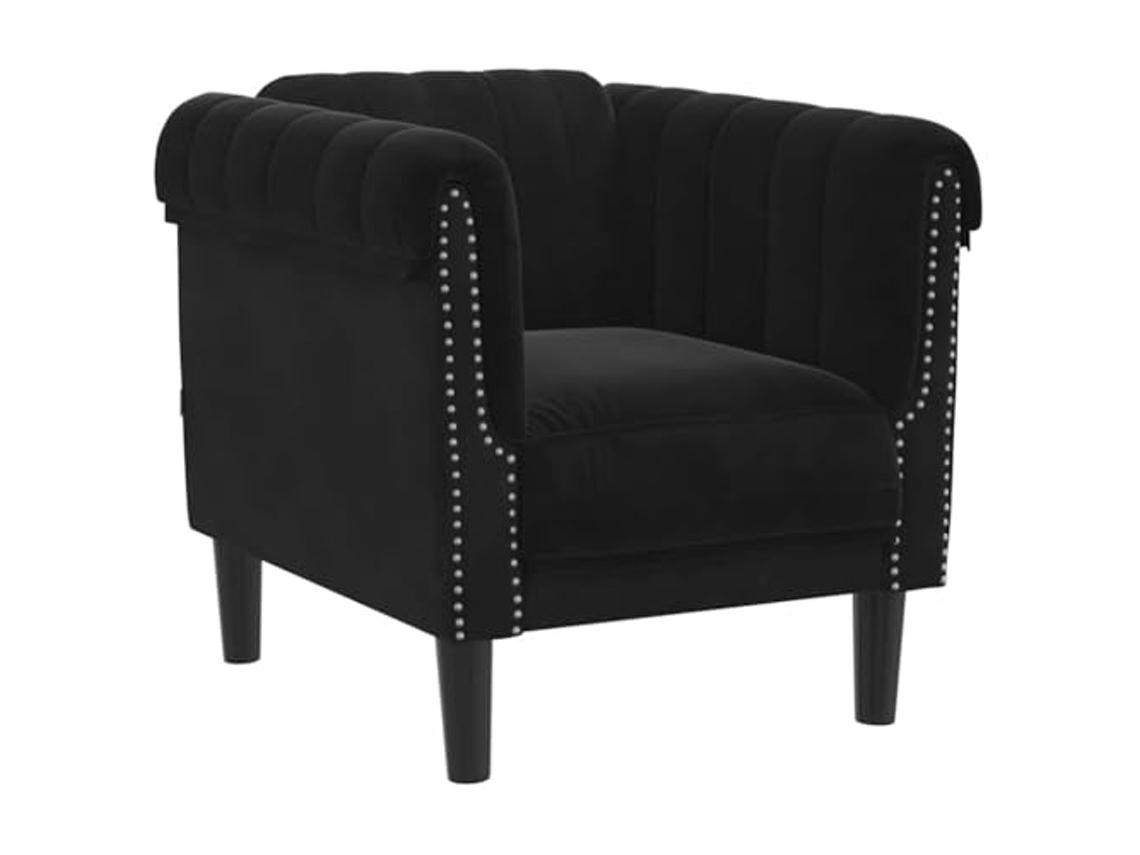 Sofa Chair, Sofa Chairs Vidaxl Cinzeto Veludo (n/a)