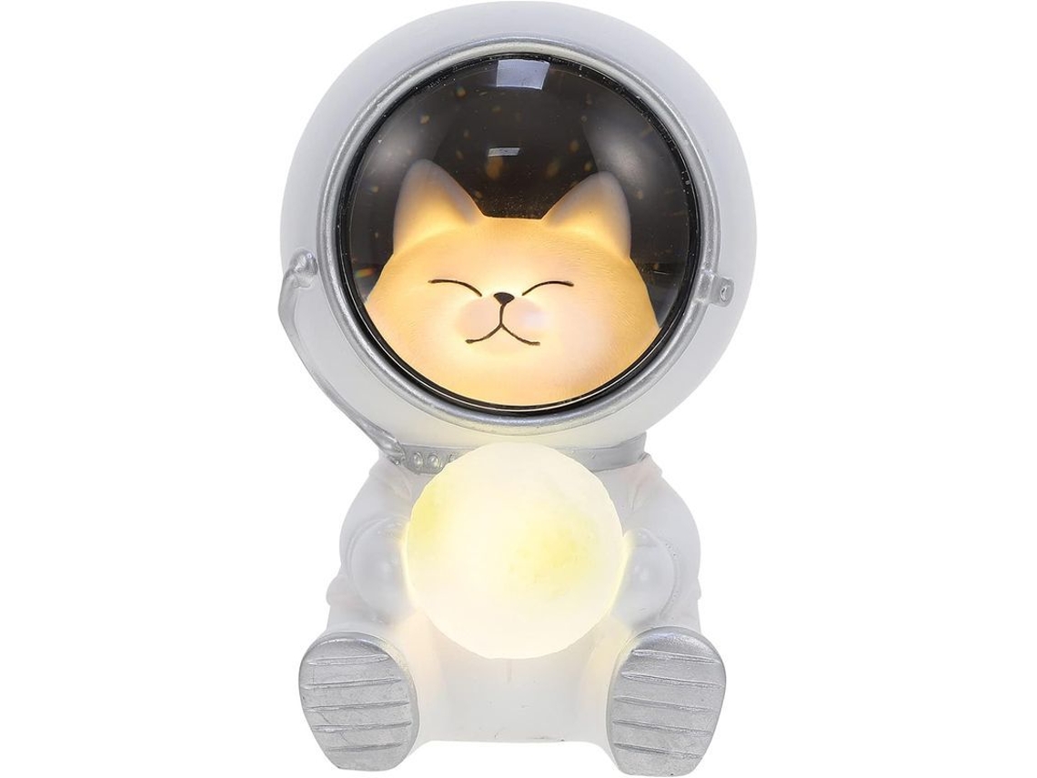 Luz Noturna Criativa - Lâmpada Astronauta Cão, Lâmpada De Noite Decorativa, Para Quarto Universal
