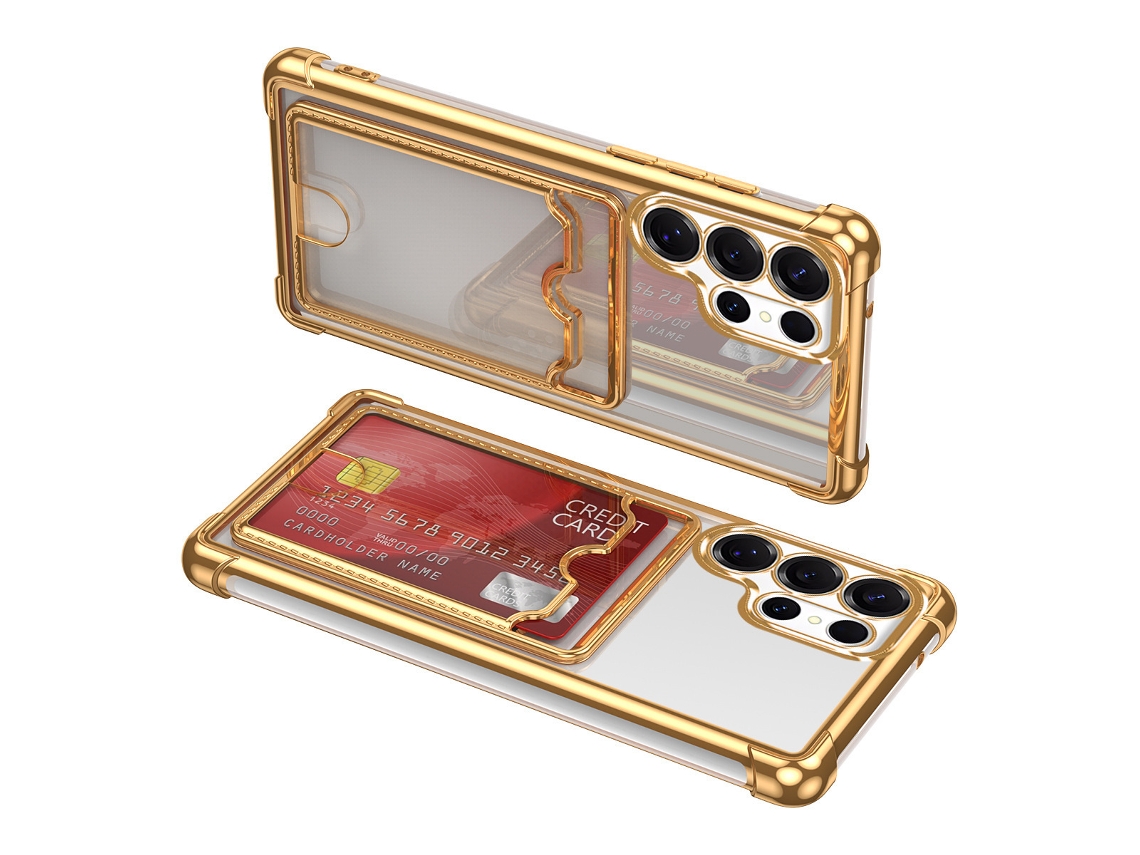 Capa Para Celular Samsung Com Proteção Contra Impactos Nos Quatro Cantos E Revestimento Eletroplástico Transparente Macio.ouro, S20fes20fe
