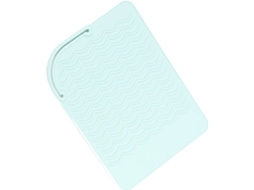 Almofada de Ferramenta de Estilo de Cabelo de Silicone Resistente Ao Calor Verde ZMDECQNA