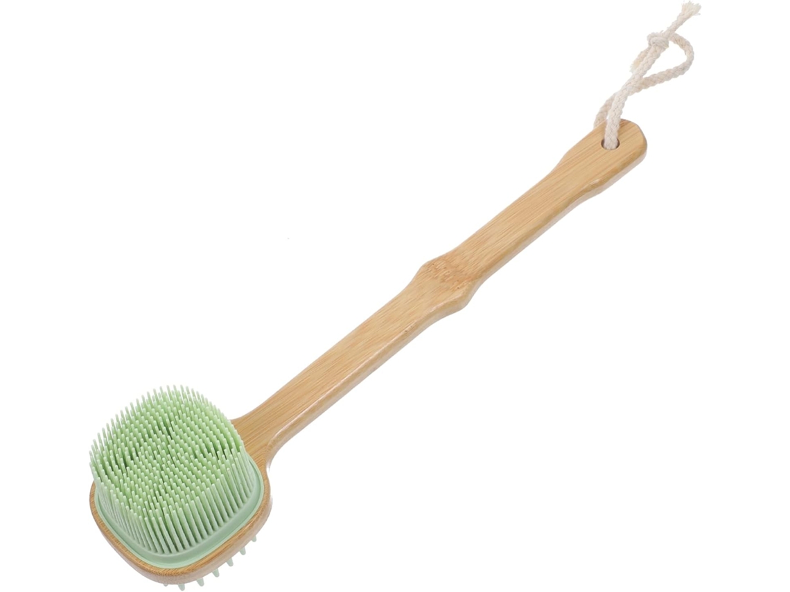 Escova De Silicone Beauvorty Para As Costas, Escova Corporal Com Cabo Longo Para Limpeza E Massagem No Chuveiro