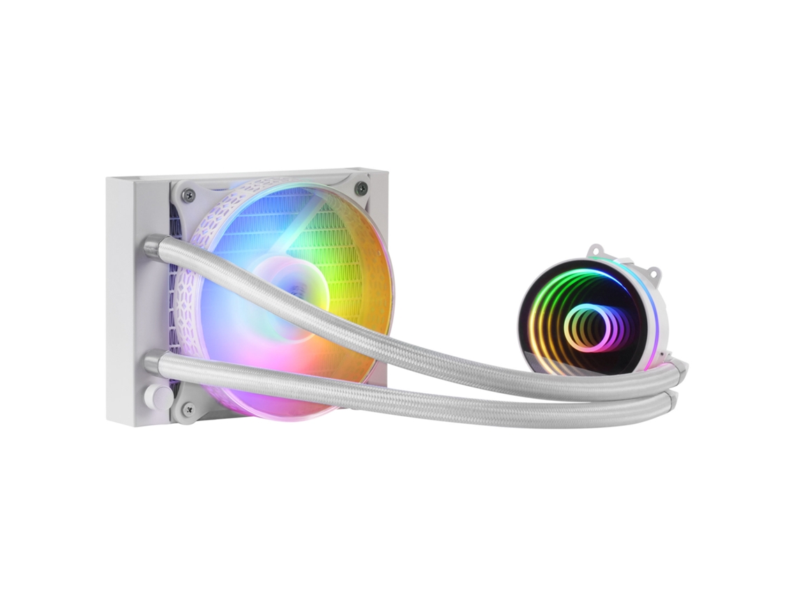 Ventoinha Frgb MARS GAMING Ml-One120 Branco Liquid Cpu Cooling Tdp 200W
