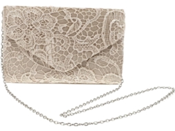 Clutch De Noite Elegante Em Renda Para Mulheres, Bolsa Chique Para Banquetes Em Tecido Metálico, Para