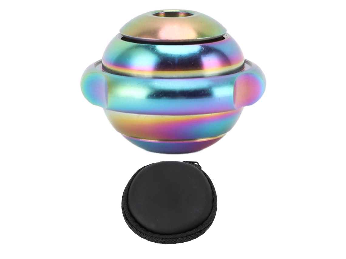 Walshlxq giroscópio de Dedo de Aço Inoxidável Brinquedo Giroscópio para Viagens Escritório Casa Estação