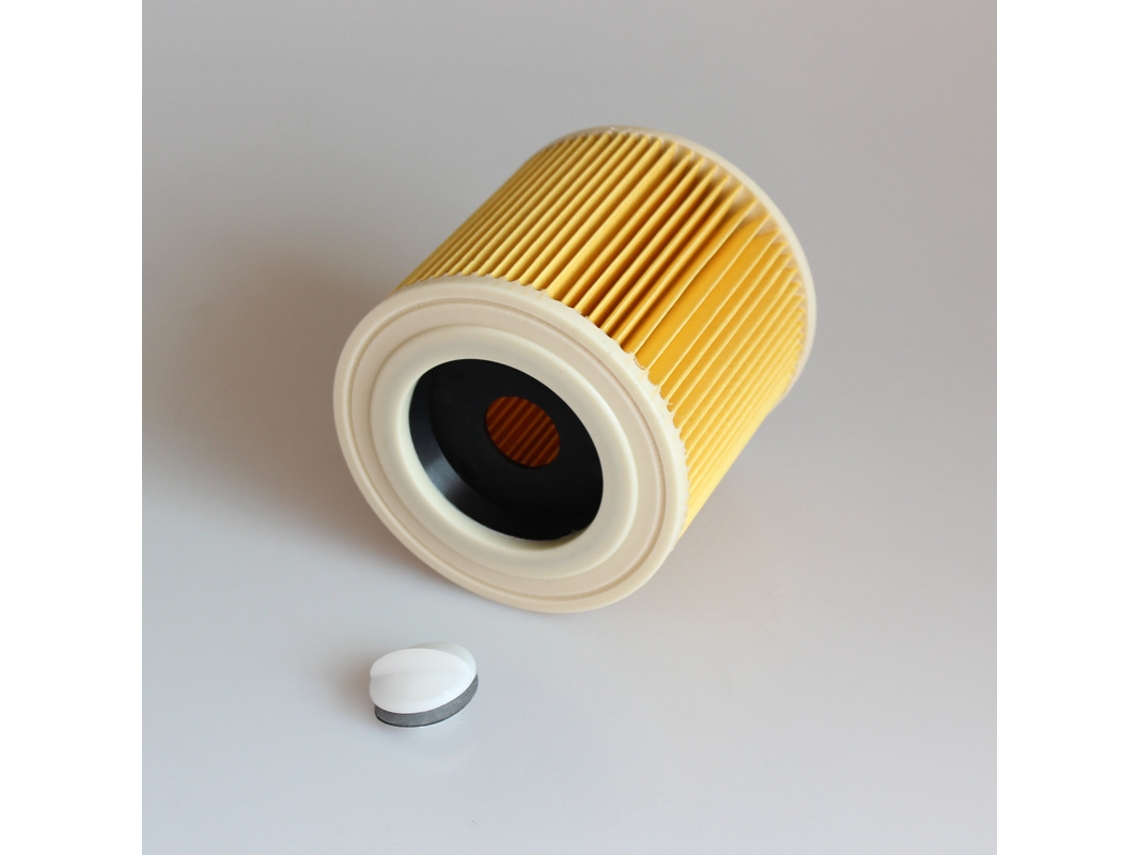 2 Cartuchos de Filtro Substituição Compatíveis com Kärcher Nt20/1 Nt BRILVIBERA