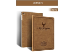Lurelia Capa Para Ipad 7/8/9 10,2 Deer Head, Castanho
