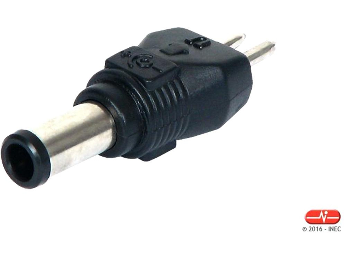 Conetor p/transformador universal 5x1.5 mm. Conector para transformador universal
