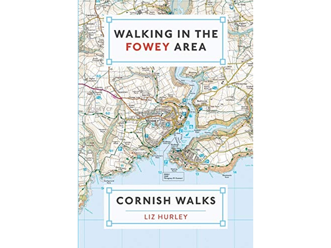Livro Walking in the Fowey Area Cornish Walks de Liz Hurley (Inglês)