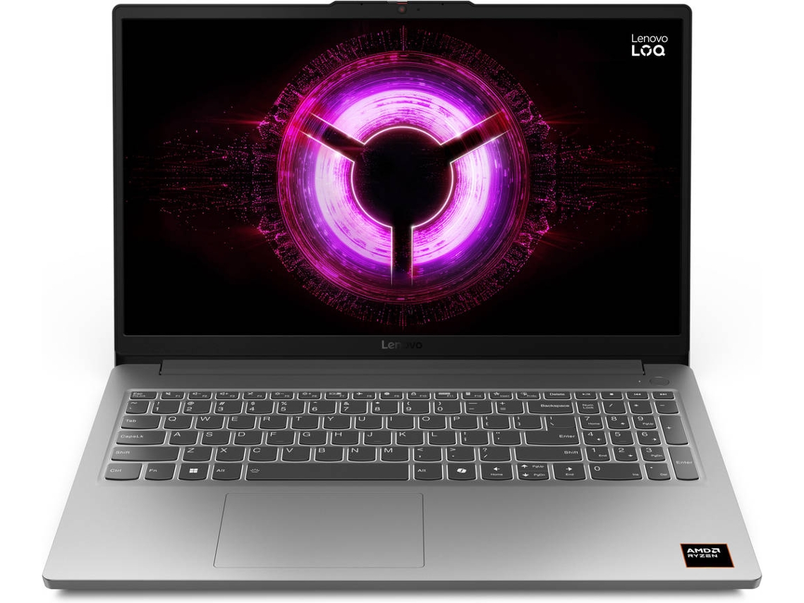 Portátil Gaming LENOVO Loq 15ARP10E-445 (AMD Ryzen 7 7735HS - NVIDIA GeForce RTX 4050 - RAM: 16 GB - 1 TB SSD - 15.6'')