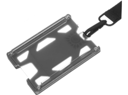 Porta-crachá Profissional Com Cordão Para Identificação E Porta-cartão De Trabalho.