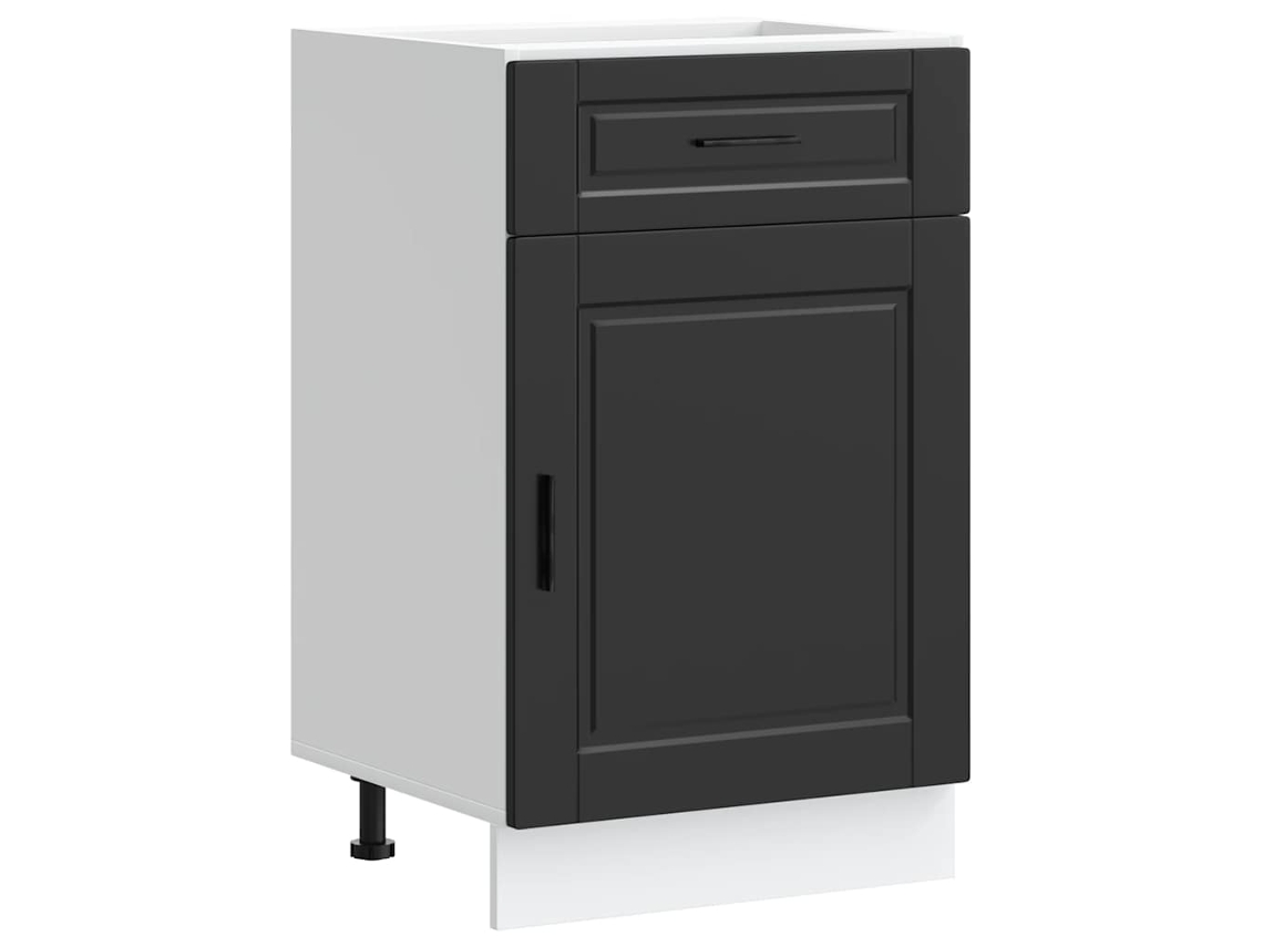 Kitchen Base Cabinet, Kitchen Base Cabinets Vidaxl Preto Madeira Processada (n/a)